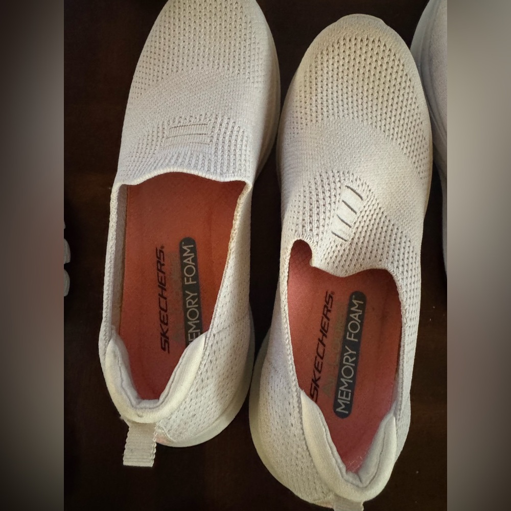 Sketchers slip ons.